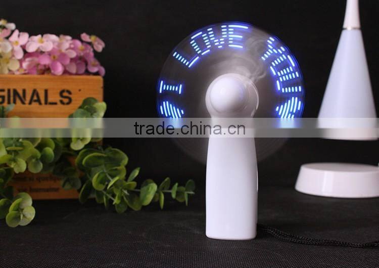 cheap usb fan Fashion program usb led fan led message usb fan