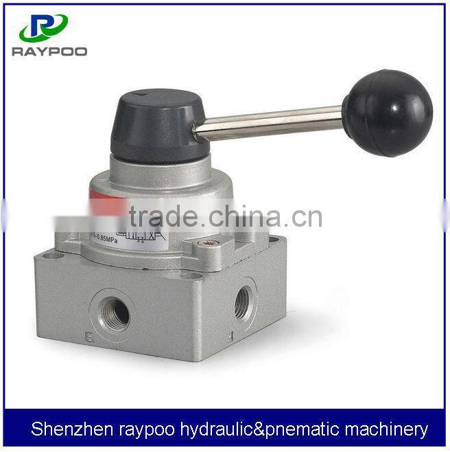 4Hseries 4/3 hand lever valves pneumatic hand switch valve