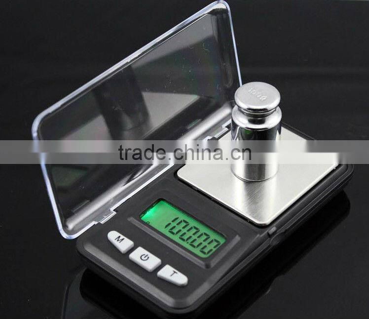 Black high accuracy 0.01 g electronic jewelry scale