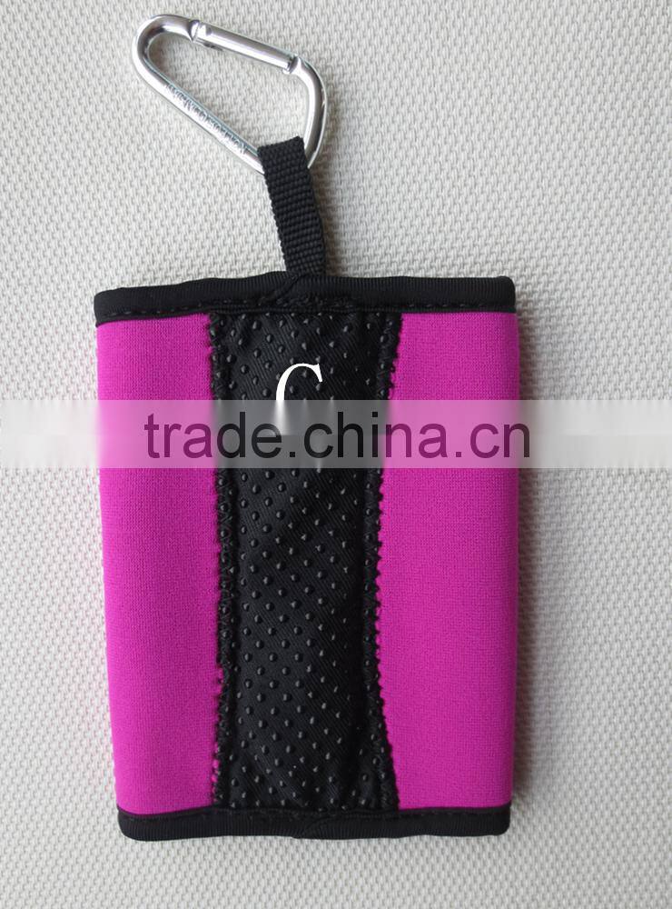 Neoprene Cup Bottle Sleeve With Magnet And Carabina