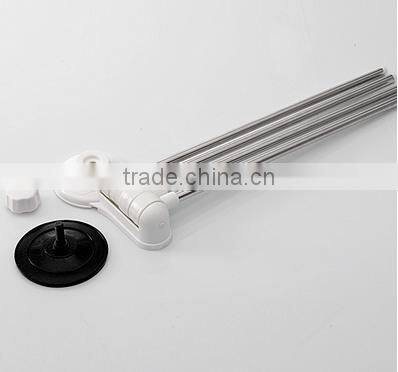 Rotatable 4 Tier Stainless Steel Bathroom Towel Drying Rack Shelf