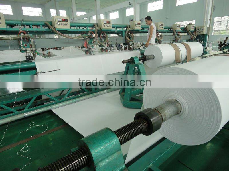 PVC laminated fireproof fabric white fabric