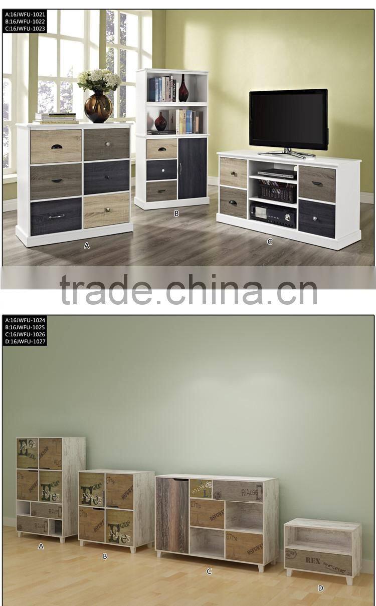 General Use with 4 drawers modern and simple LCD TV stand