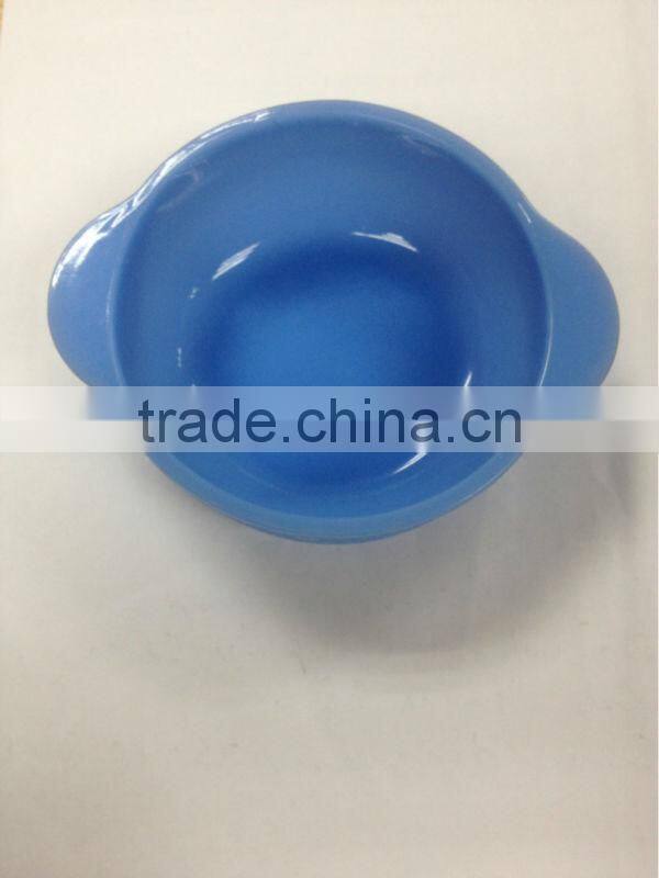 FDA & LFGB Baby Products Silicone Bowl with Handle #