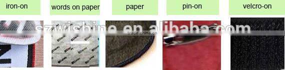 Fashion Design Custom Embroidery Tag