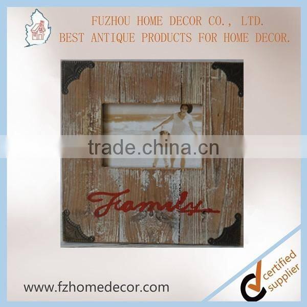 Metal wall frame design with 4x5 picture frames or other size under client request