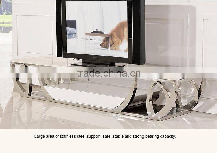 E380 Xingqing Living Room Furniture Marble Showcase Designs Mart Dubai TV Stand