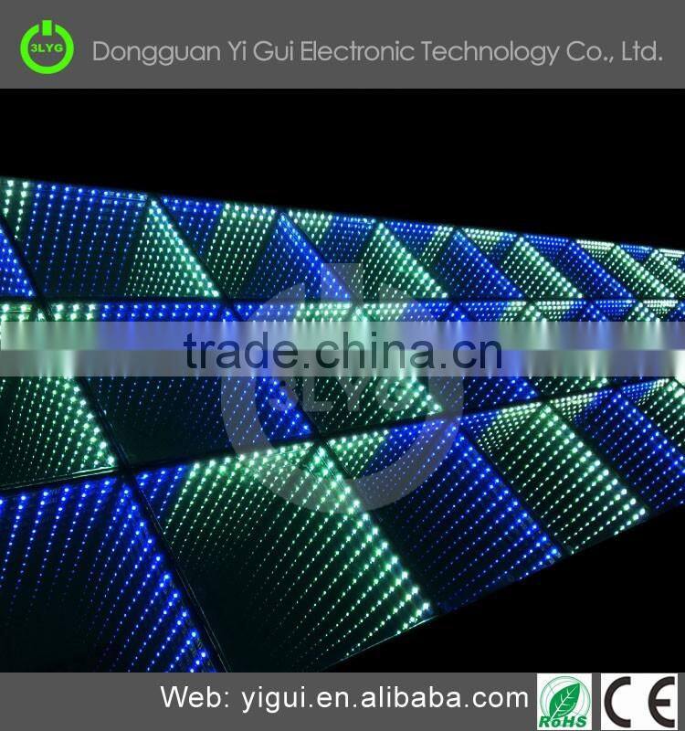 factory direct sale 3 D dance floors /light up led dancing floor