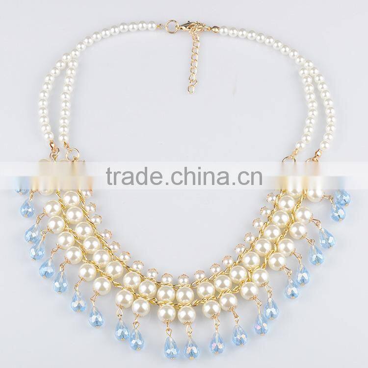 Handmade alloy zircon jewelry necklace