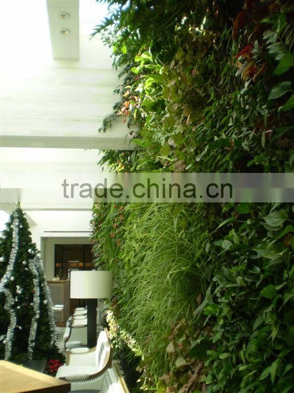 vertical wall garden/fake plant wall for indoor and outdoor decoration with factory price
