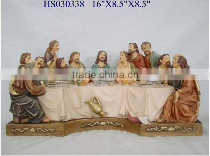 last supper sculpture,native american nativity sets,2014 resin new design