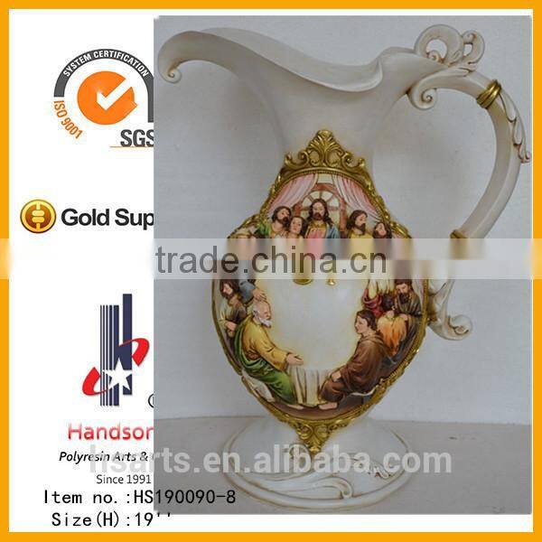 Resin antiquer small flower vase