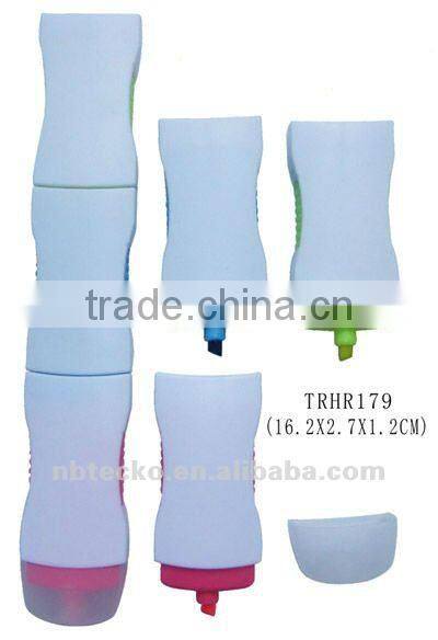 3 in 1 Bamboo shape highlighter pen