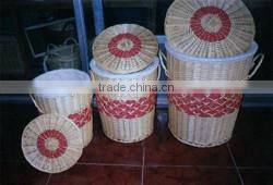 willow woven wicker basket for laundry