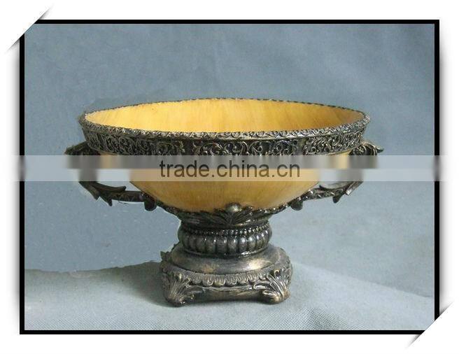 handmade PU polyresin Decortation bowl nice for gift
