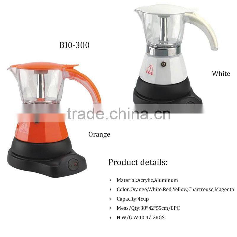 electric moka coffee pot