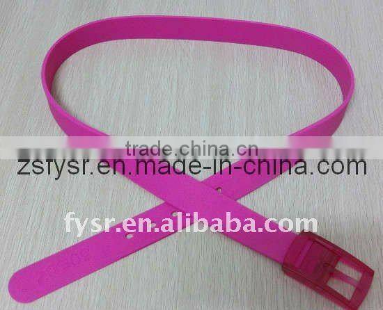 2016 new brand belt fashionable silicone golf belt