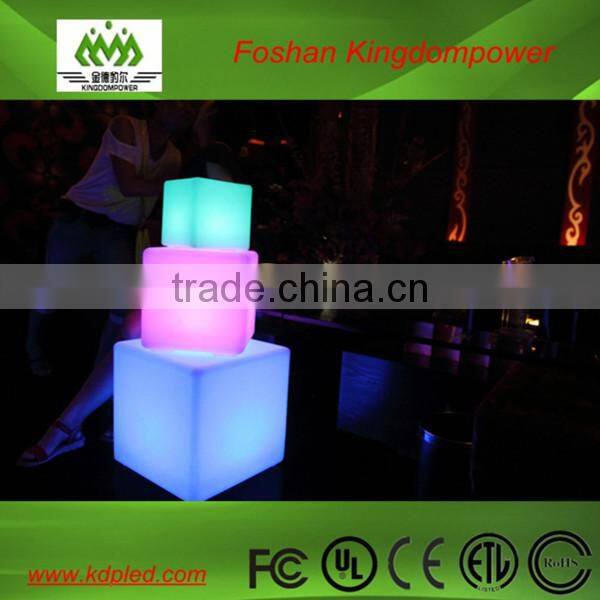 recharge waterproof 16 colors decorative cube furniture