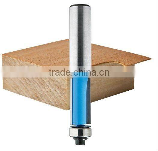 Piloted Flush Trim Bit with bearing, woodworking router bits cutter