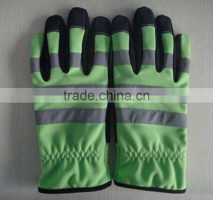 High Visibility Mechanics Gloves ZJM43