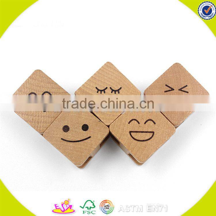 Wholesale interesting wooden building blocks toy special kids wooden building blocks toy colorful building blocks toy W13D097