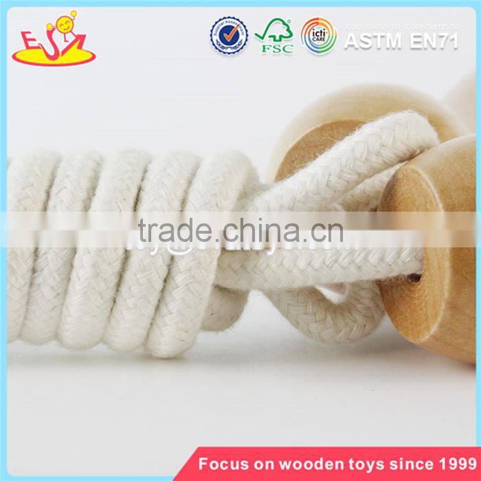 wholesale new kids toys wooden handle skipping jump rope primary color children wooden jump rope W01A292