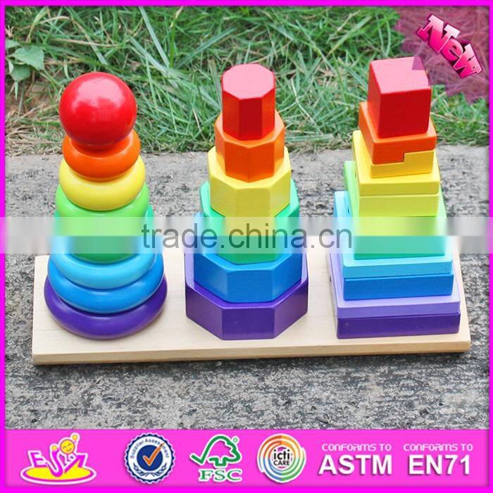 2016 new design children educational wooden shape sorter toy W13D130