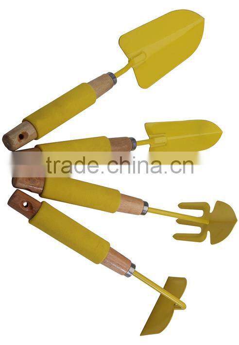 yellow/red 4pcs garden tool set PRS-G2203