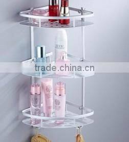 hot sale never rust bathroom aluminium single corner shelf china supplier bathroom corner towel shelf