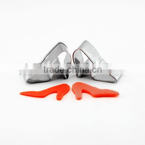 Kasun novelty Platform Stiletto Shoe shape Cookie Cutter mickey cookie cutter