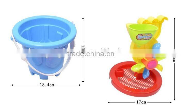 Hot Selling Beach Toy Set Sand Beach Cart With 5pcs Accessory