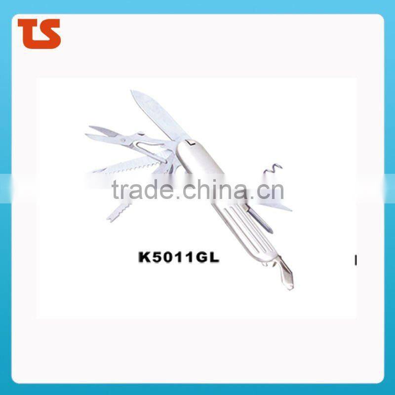 2014 spring New design multi knife pocket knife multi function LED knife K5011G
