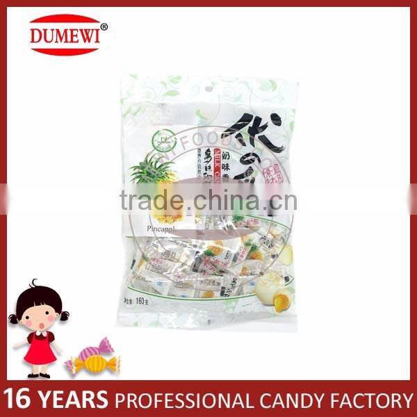 Litchi Flavor Center Filled Milk Soft Chewy Candy