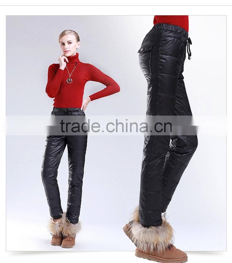 Lovers' clothes colorful keep warm thickening enlarge pants