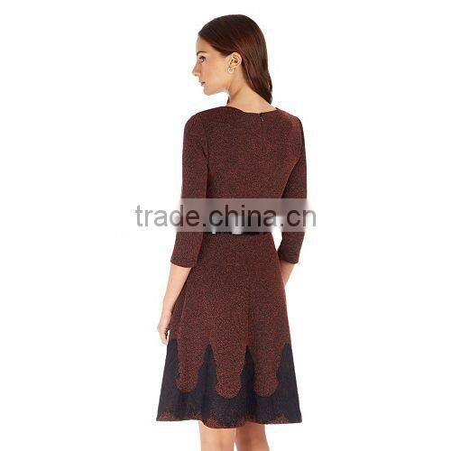 2017 wholesale latest dress designs for ladies fabric lace long dress