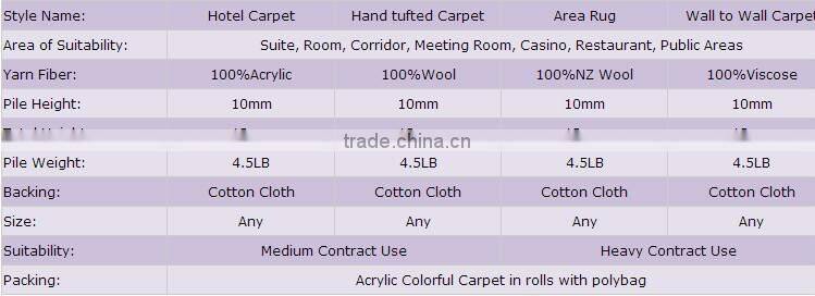 luxury acrylic plain fleece carpet
