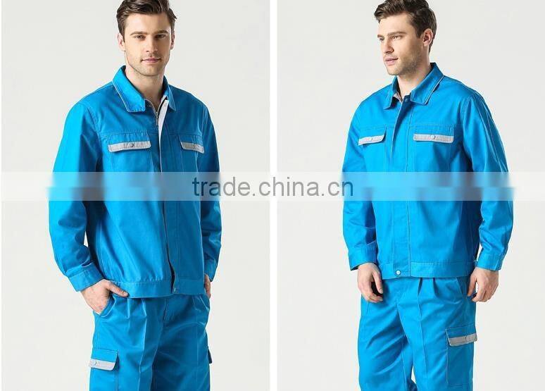 100% cotton or cotton poly blended OEM wholesale work uniform/housekeeping/factory worker for sale