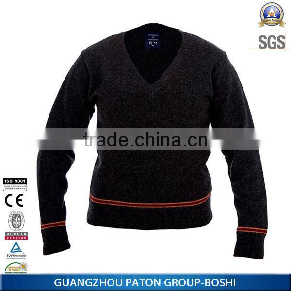 Guangzhou hot sell sweater cardigans 65polyester and 35rayon jumpers