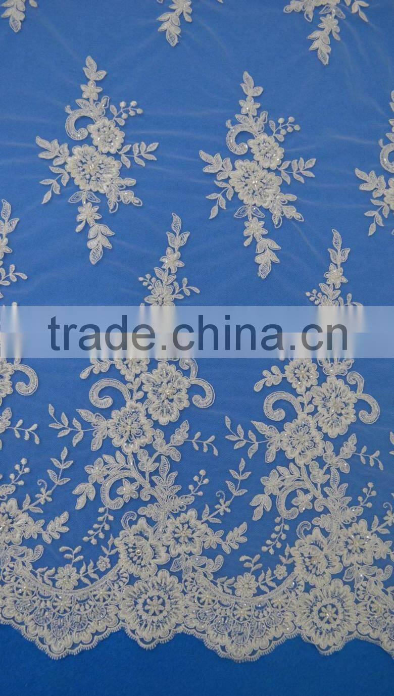 Discount chantilly lace fabric in dubai for wholesale buy online