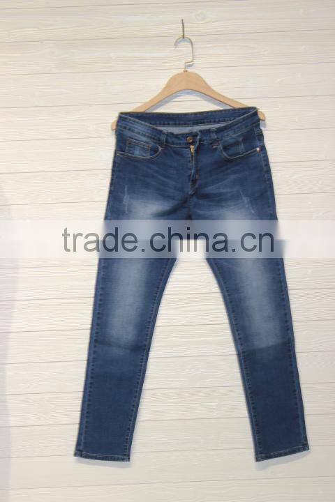 GZY China factory fashion casual jeans wear wholesale slim jeans men 2017 stock