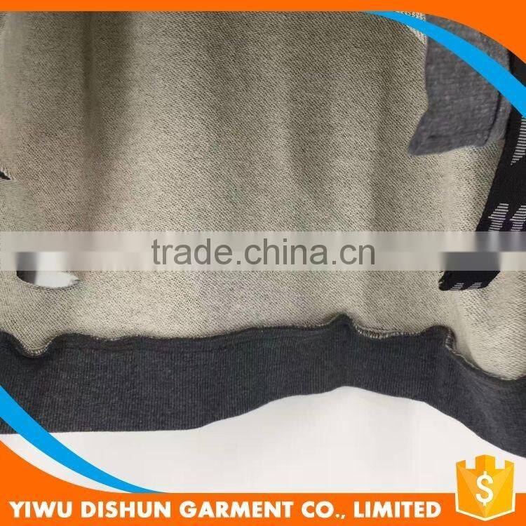 Men latest designs cotton french terry blank hoodies with many holes