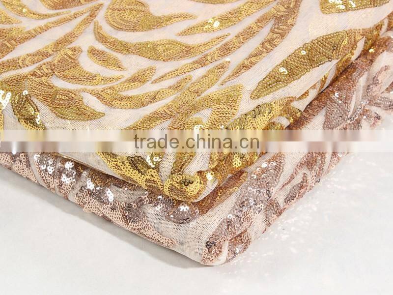 Hot Selling French Lace With Sequins FL1183-1