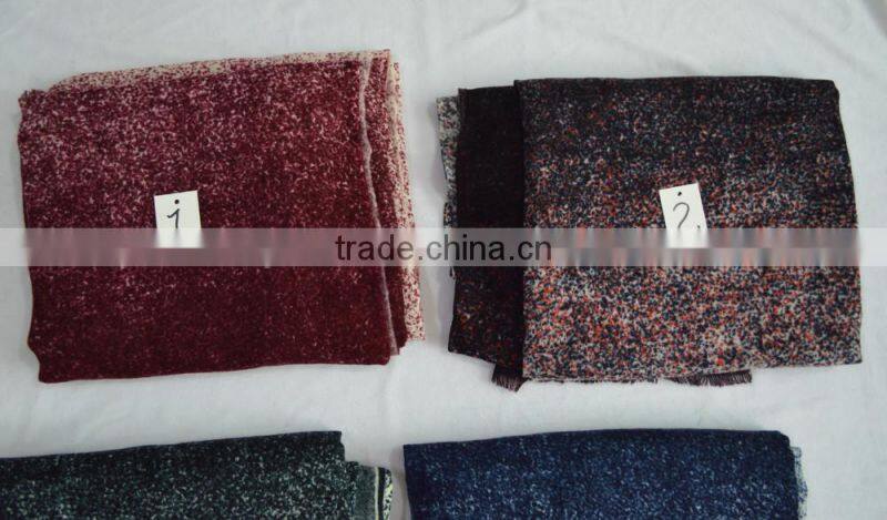 2017 winter new coming woman men crochet acrylic mixed cashmere scarf