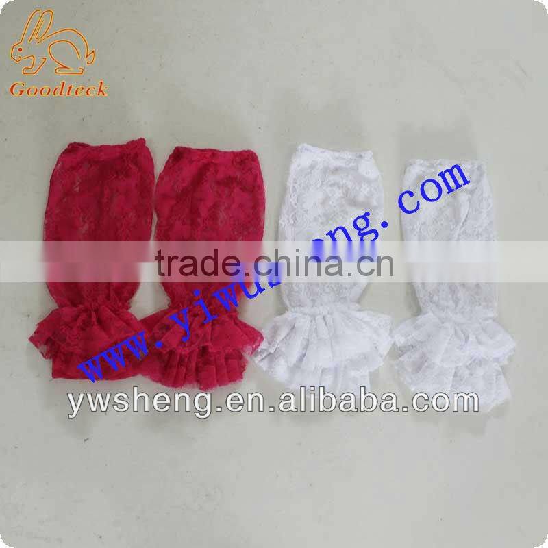 New design children warm leggings with ruffle