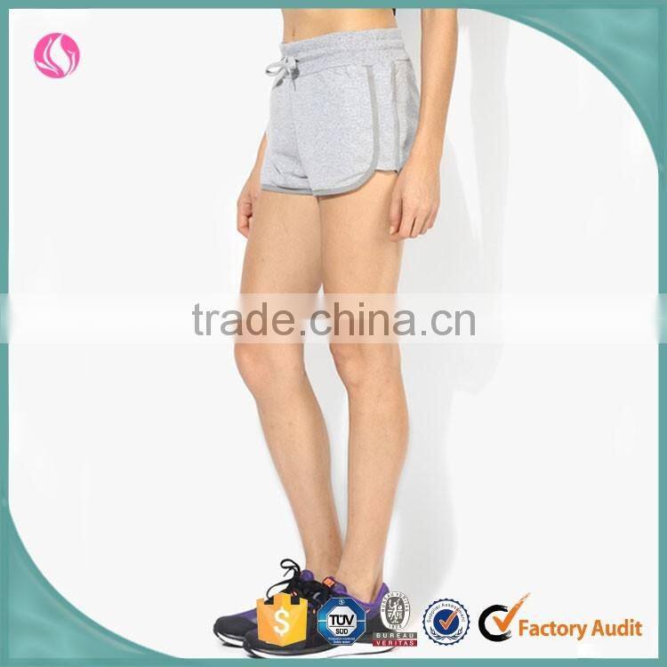 China Suppliers Women Shorts,CottonSolid Casual Sweat Shorts Apparel