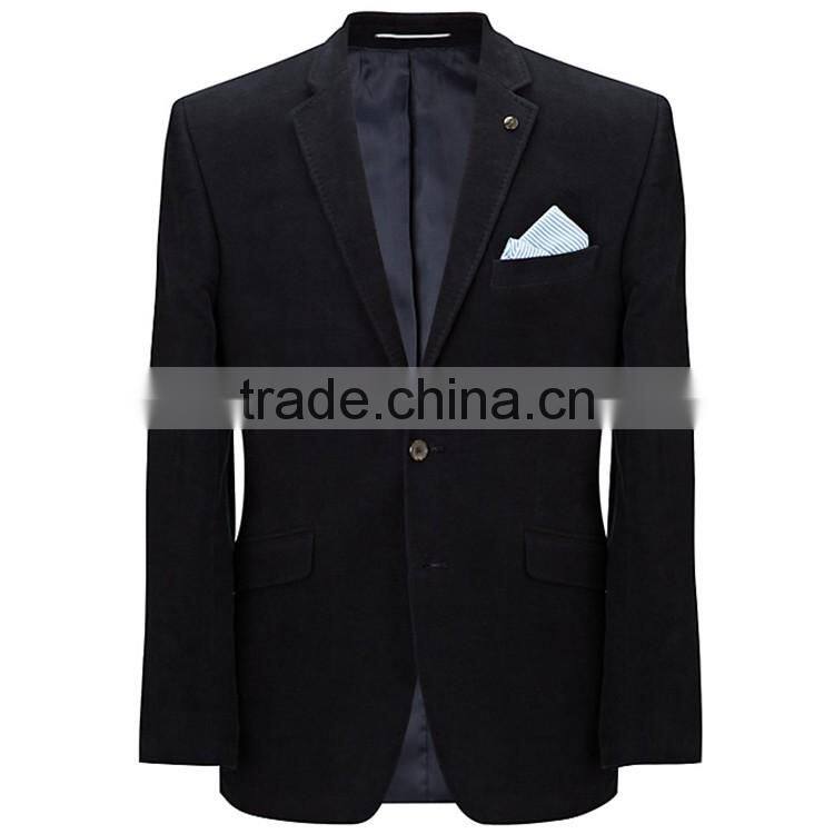 2017 Fashion Style Custom Black Blazer Men Suit Made In China
