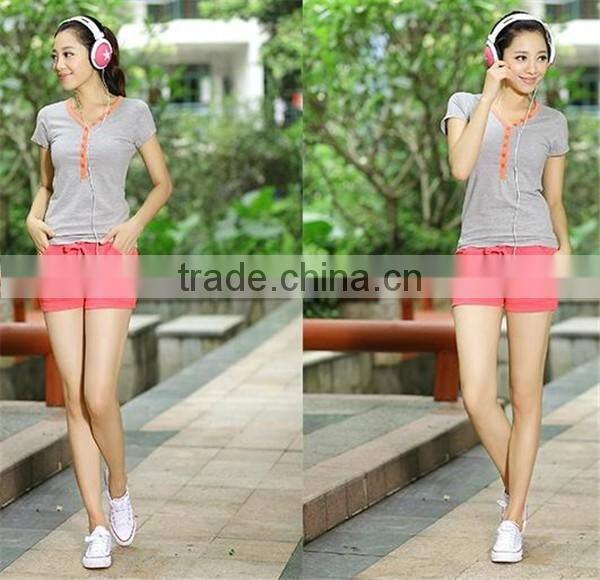 2016 wholesale casual coloful booty shorts for women