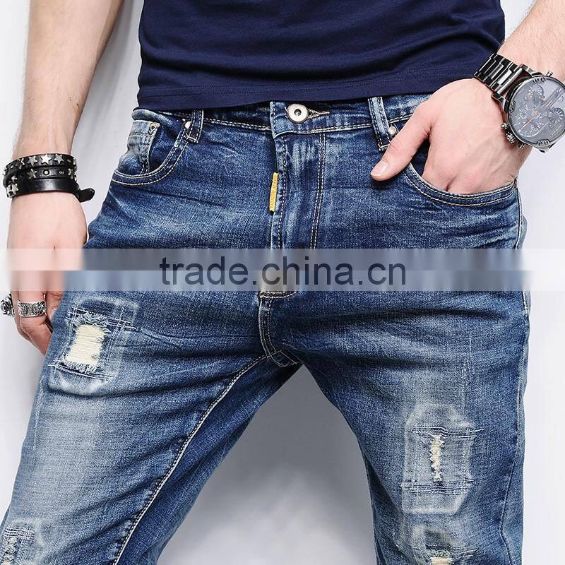 Man Jeans Famous Brand Pants For Men Denim Cargo