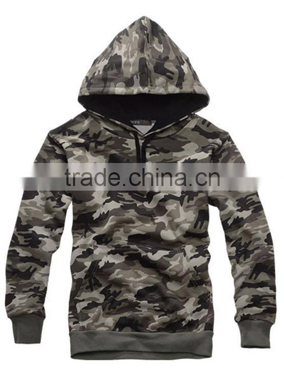 Camo Hoodie Pullover Autumn Sweatshirt