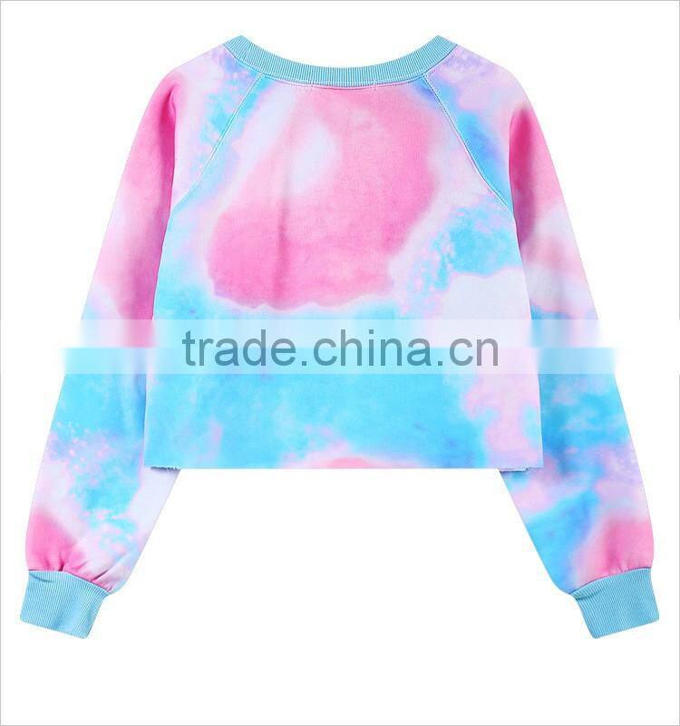 The new design tie-dye rubber printing custom hood by air